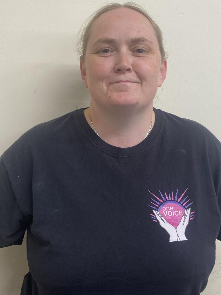 One Voice Team Member Kirsty